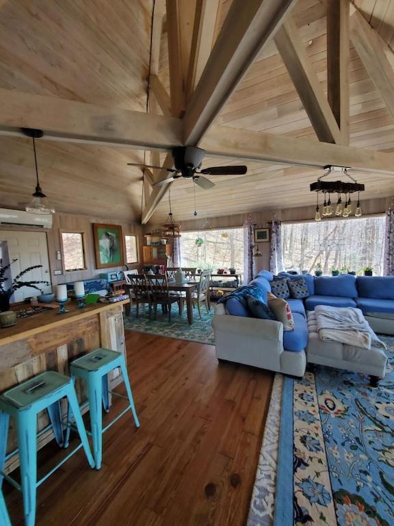 Villa Treehouse Cathedral In Blue Ridge Mountains, Nc Burnsville Exterior foto
