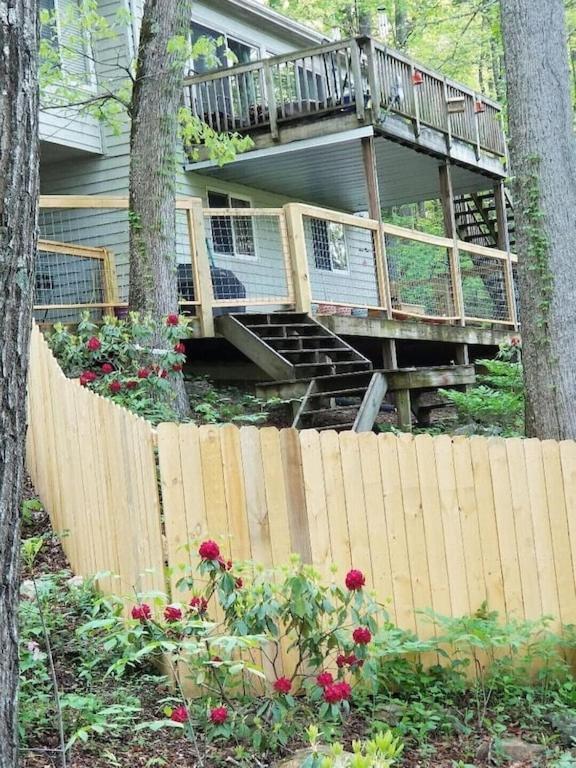 Villa Treehouse Cathedral In Blue Ridge Mountains, Nc Burnsville Exterior foto